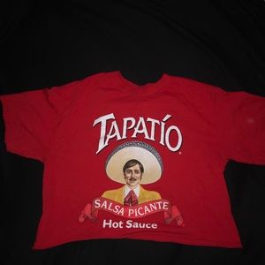 Tapatio Red Crop Top T Shirt ❤️